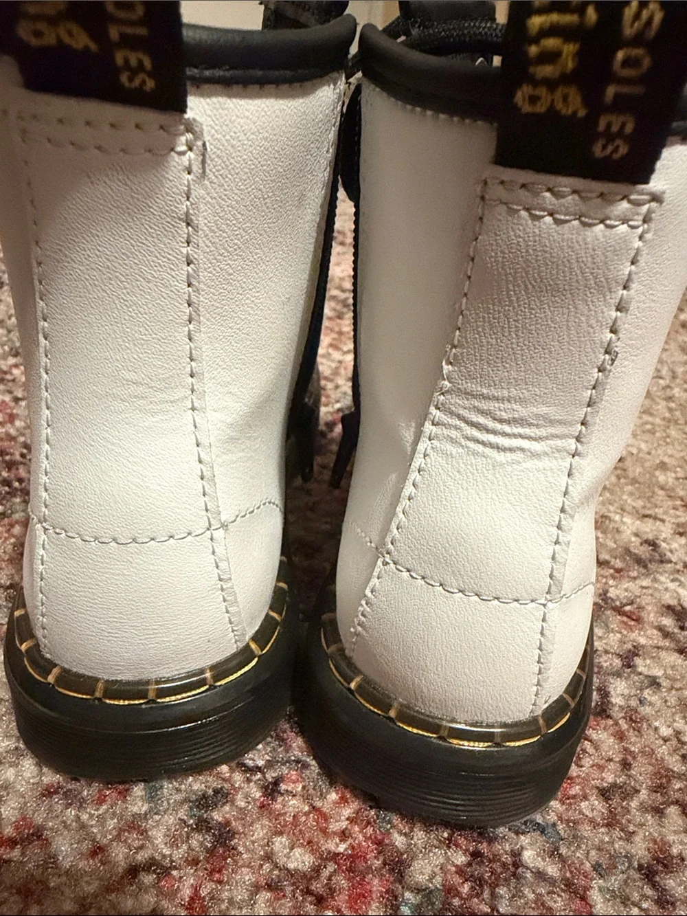 Size 1 White Doc Martens